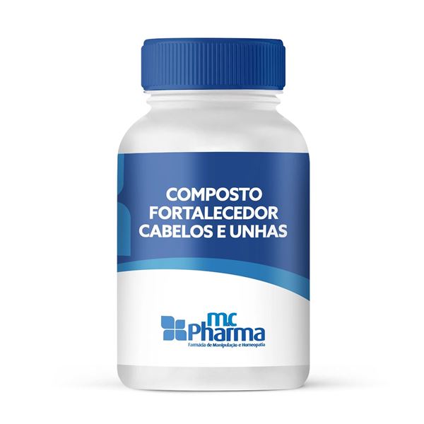 Composto Fortalecedor Cabelos e Unhas 60 Cápsulas Composto Fortalecedor Cabelos e Unhas 60 Cápsulas