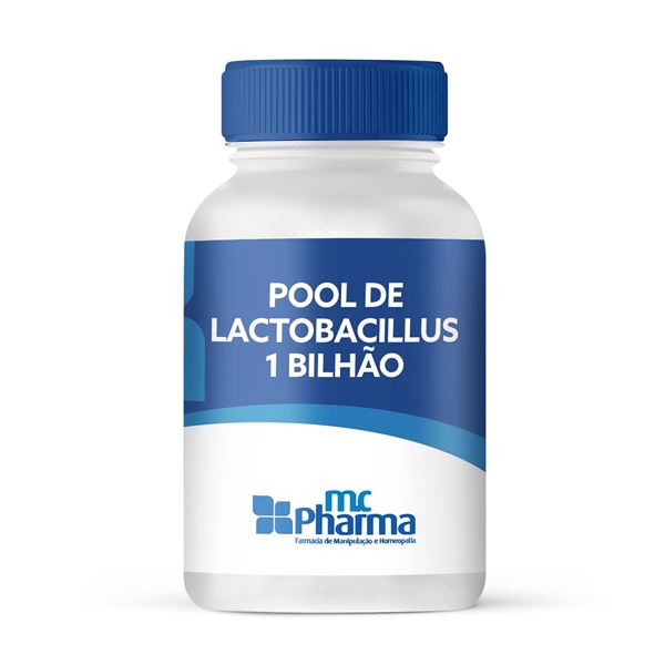 Pool de Lactobacillus 1 Bilhão 30 Cápsulas