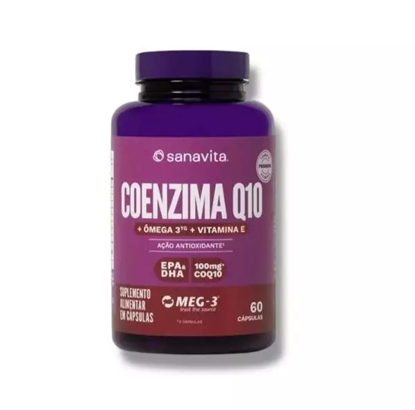 Coenzima Q10 Sanavita 60 Cápsulas