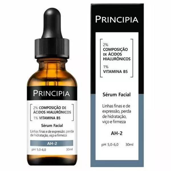 Sérum Facial Ácidos Hialurônicos+ Vitamina B5 Principia AH-2 30ml