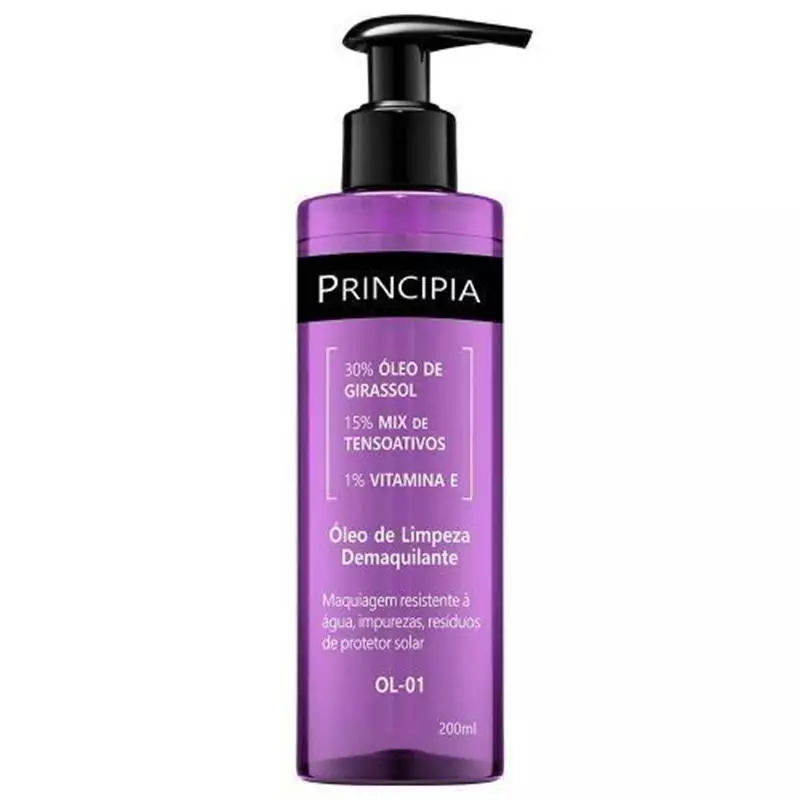 Óleo de Limpeza Demaquilante Principia OL-01 200ml