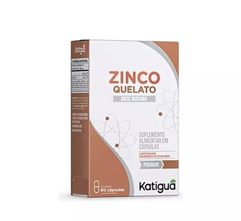 Zinco Quelado 60 Cápsulas
