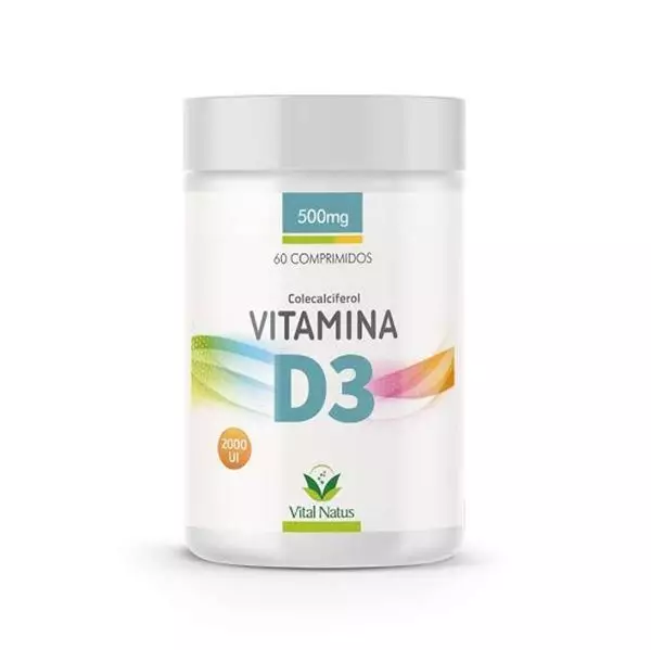 Vitamina D3 2000 UI Vital Natus 60 Cápsulas