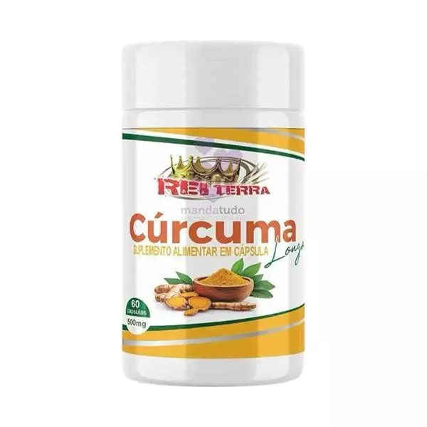 Curcuma 500mg Rei Terra 60 Cápsulass 