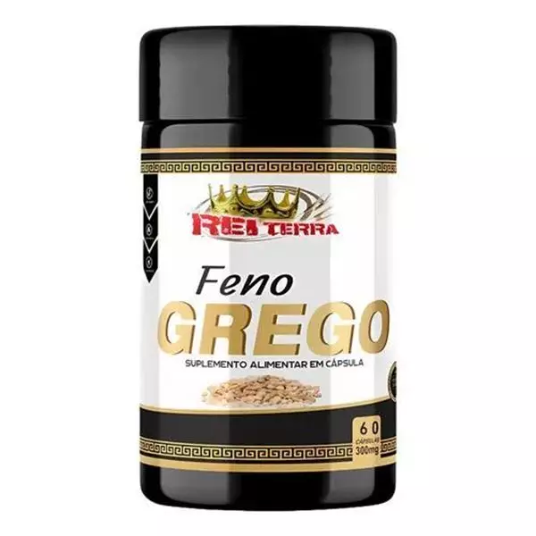 Feno Grego 300mg Rei Terra 120 Cápsulas