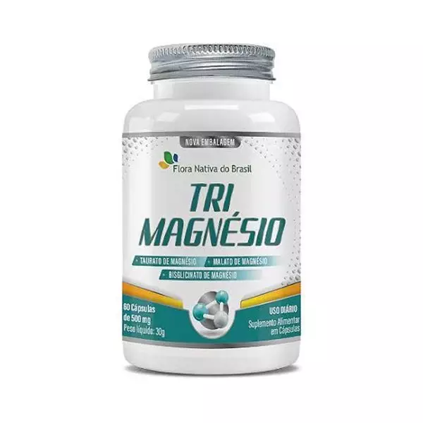 Tri Magnésio Flora Nativa do Brasil 60 Cápsulas