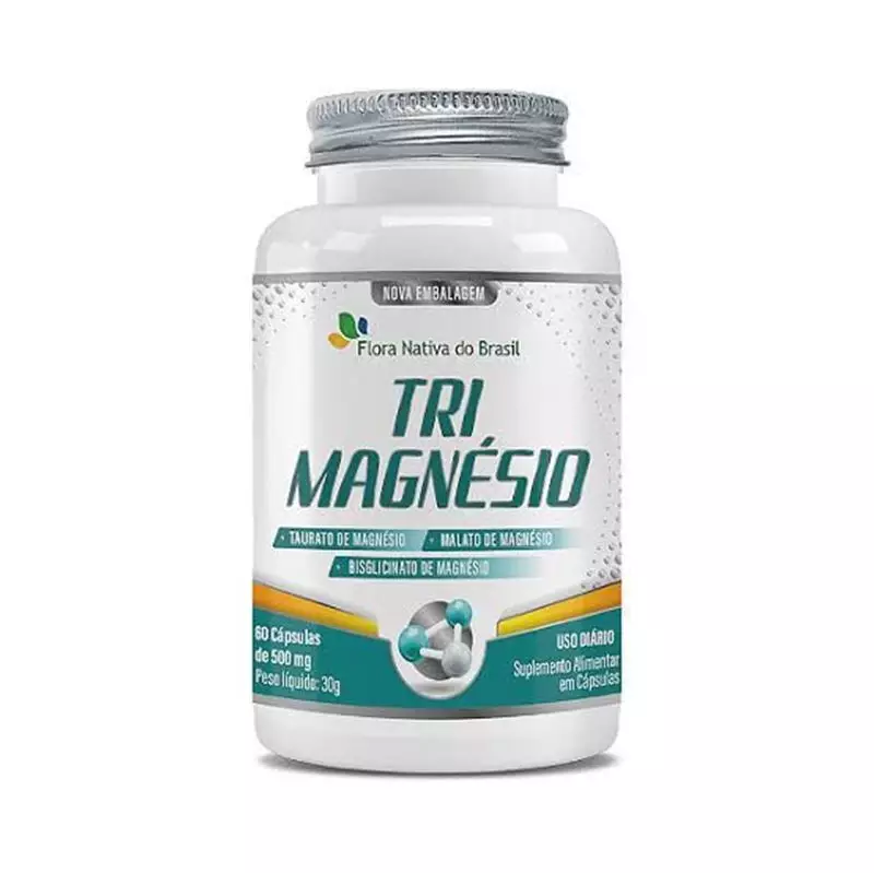 Tri Magnésio Flora Nativa do Brasil 60 Cápsulas