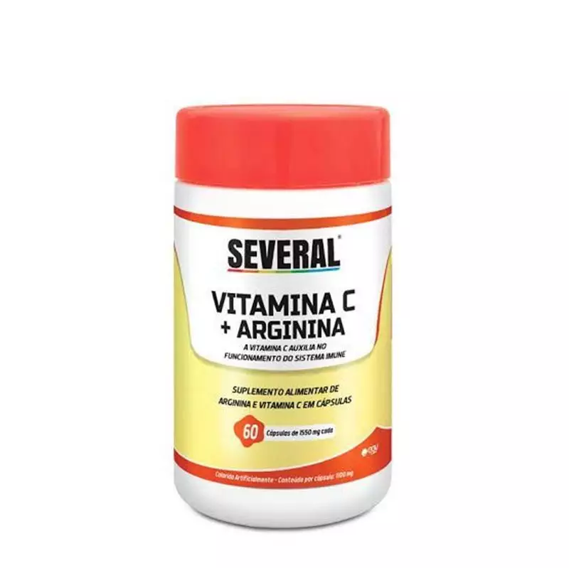 Vitamina C+ Arginina Several 60 Cápsulas
