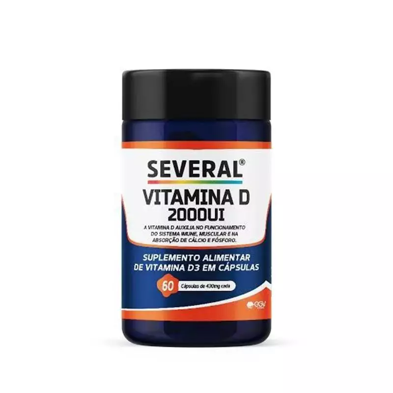 Vitamina D 2000Ui Several 60 Cápsulas Oleosa