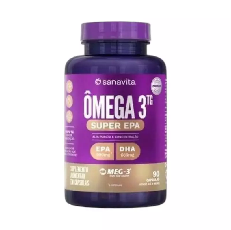Ômega 3 Super EPA Sanavita 90 Cápsulas