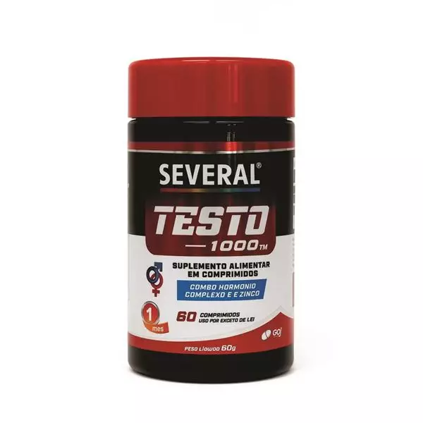 Testo 1000mg Several 60 Cápsulas