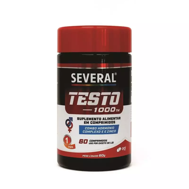 Testo 1000mg Several 60 Cápsulas