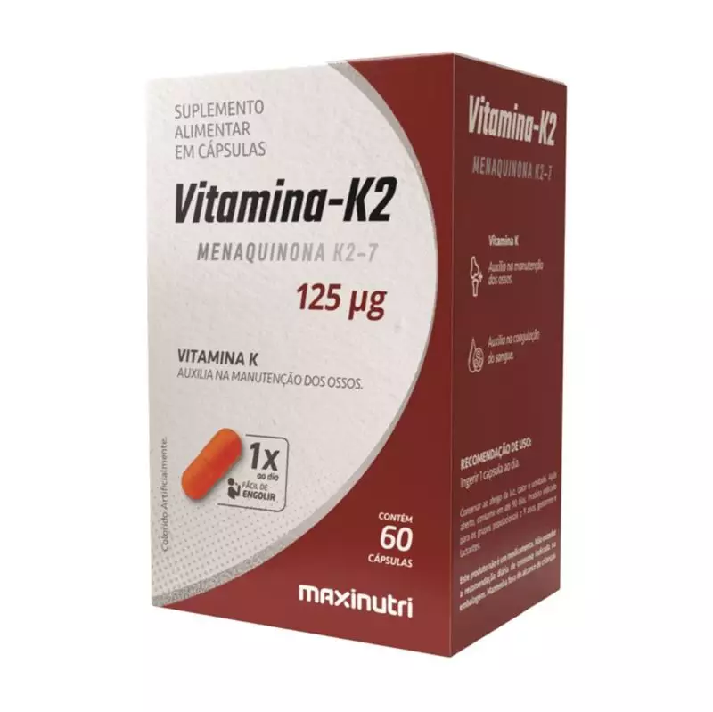 Vitamina K2 Maxinutri 60 Cápsulas