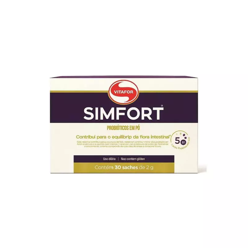 Simfort Probiótico 5Bi Vitafor 30 Sachês