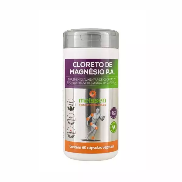 Cloreto de Magnésio P.A Meissen 60/120 Cápsulas