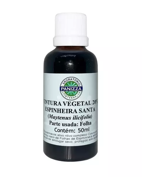 Tintura Espinheira Santa Vegetal 20% Panizza 50ml
