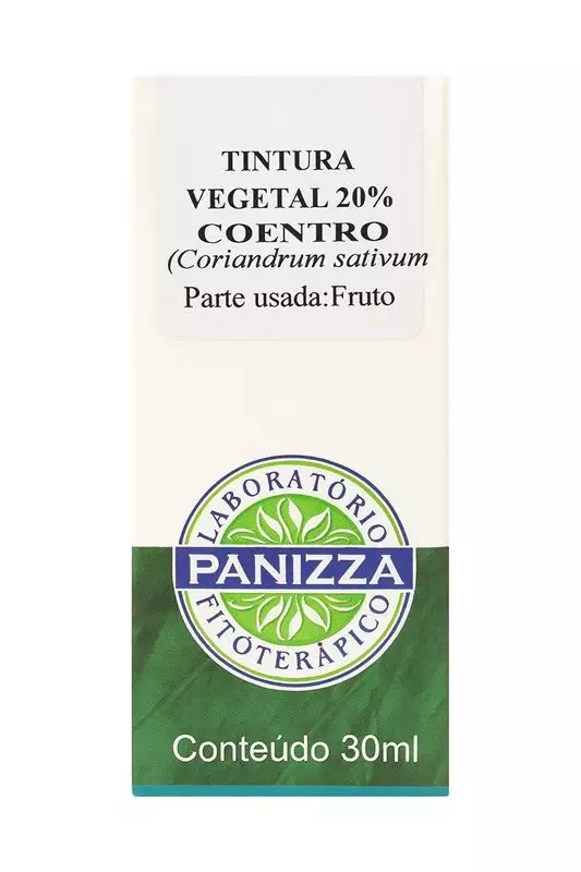 Tintura Coentro Vegetal 20% Panizza 30ml 