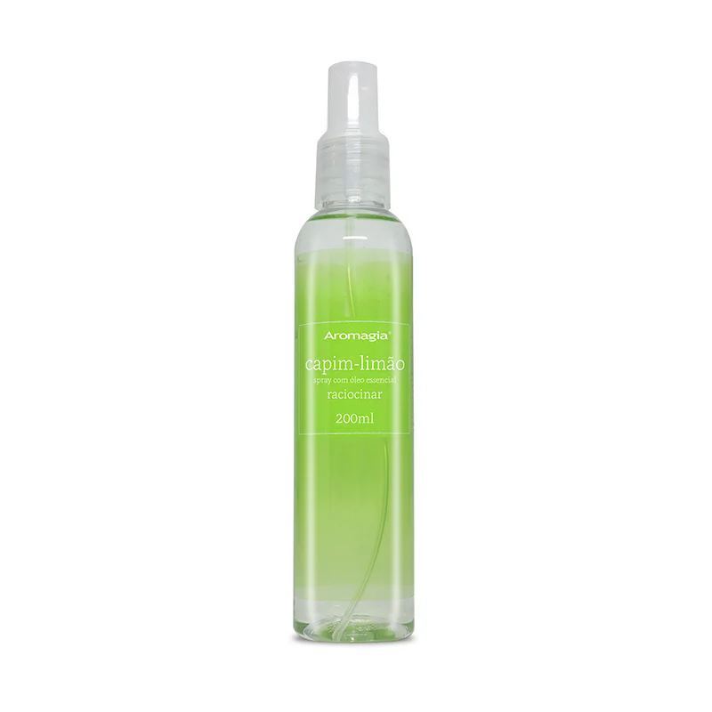 Spray Aromatizador de Ambientes Aromagia Capim-Limão 200ml