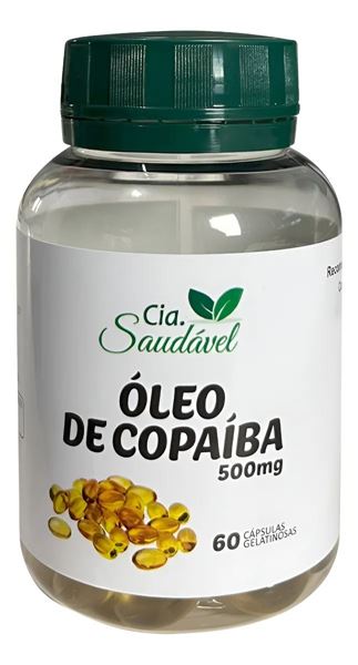 Óleo de Copaíba 500mg 60 Cápsulas