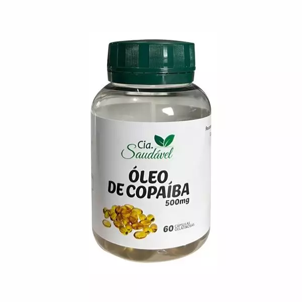 Óleo de Copaíba 500mg 60 Cápsulas