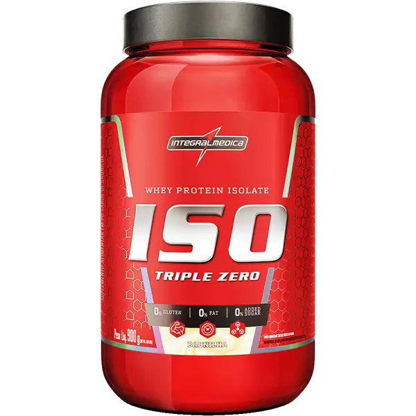 Whey Protein Isolado 900g Integralmedica Baunilha/Morango