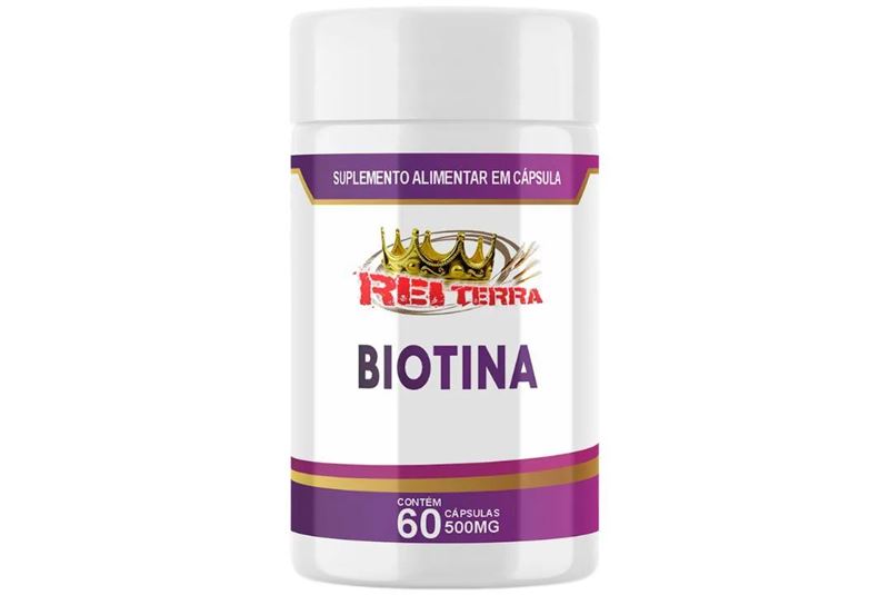 Biotina Rei Terra 500mg 60 Cápsulas