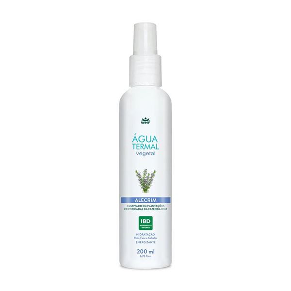 Água Termal Vegetal Alecrim WNF 200ml
