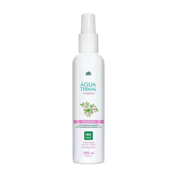 Água Termal Vegetal Gerânio WNF 200ml