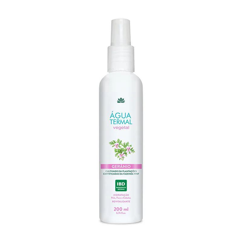 Água Termal Vegetal Gerânio WNF 200ml