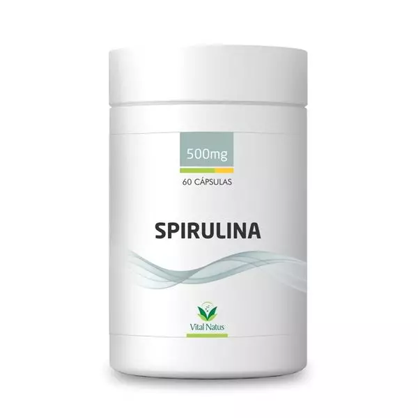 Spirulina 620mg Vital Natus 60 Cápsulas
