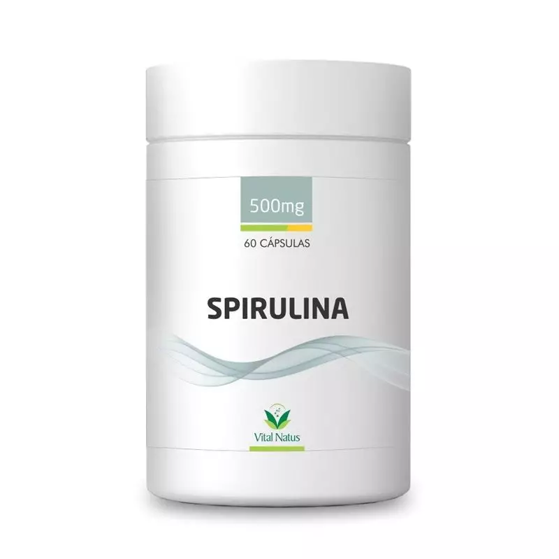 Spirulina 620mg Vital Natus 60 Cápsulas