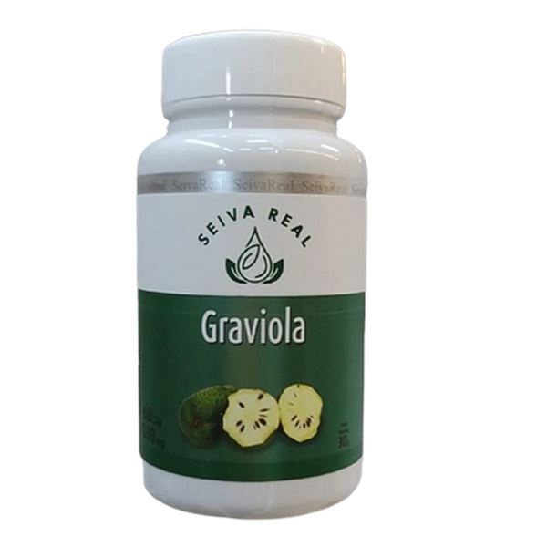 Graviola 500mg Seiva Real 60 Cápsula 