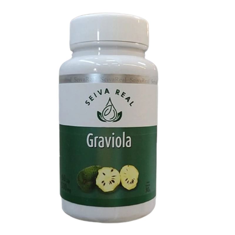 Graviola 500mg Seiva Real 60 Cápsula 