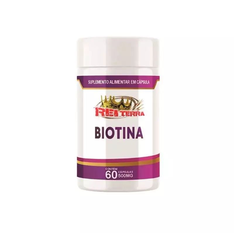 Biotina Rei Terra 500mg 60 Cápsulas