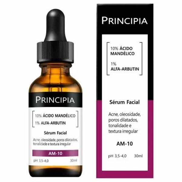 Sérum Facial Ác Mandélico+ Alfa-Arbutin Principia AM-10 30ml