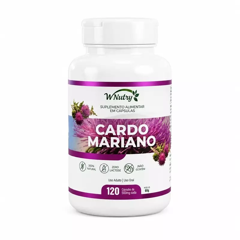 Cardo Mariano 500mg W nutry120 Cápsulas