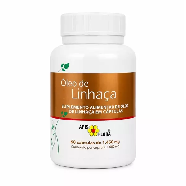 Óleo de linhaça Apis Flora 60 Cápsulas