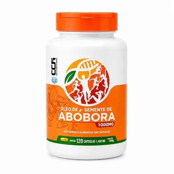 Óleo de Semente de Abóbora 1400mg CNN 120 Cápsulas