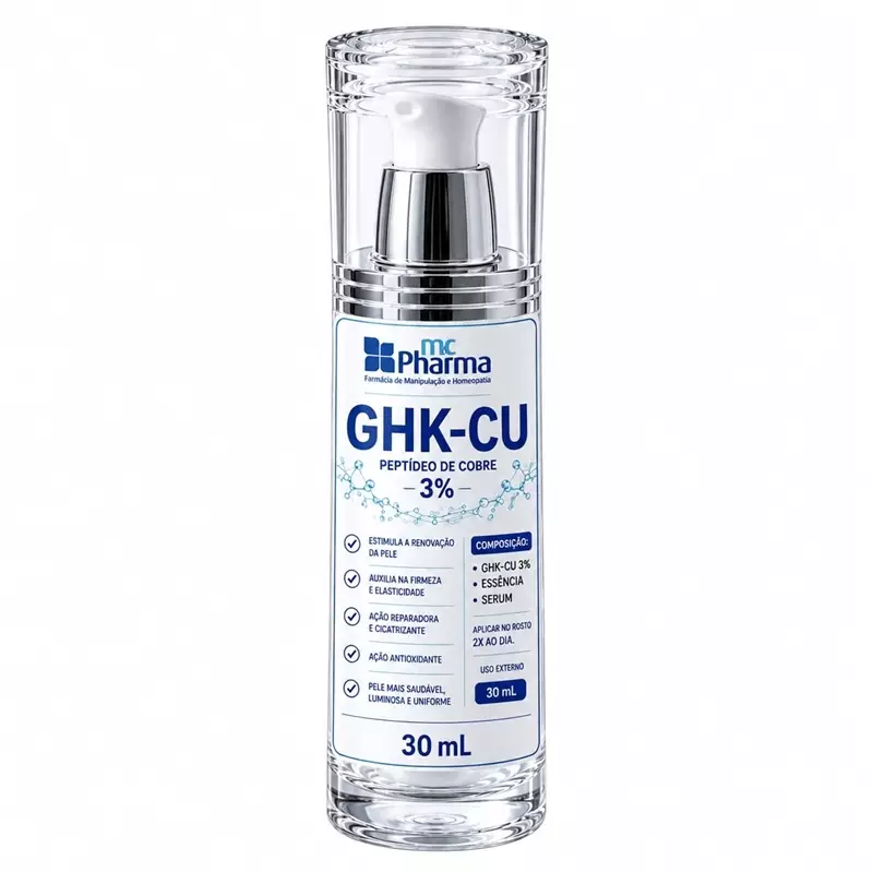 GHK-CU Peptídeo de Cobre 30ml 